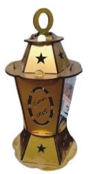 فانوس رمضان خماسى 18 سم موديل 168