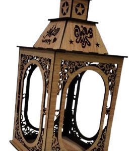 فانوس رمضان مربع 4 صور موديل 175