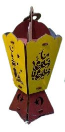 فانوس رمضان رباعى 20 سم  موديل 3