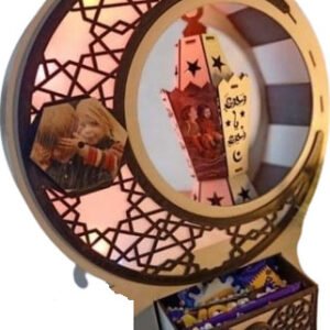 فانوس رمضان هلال بدرج موديل 64