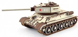 3D دبابة موديل 3