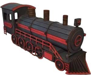 3D قطار موديل 17